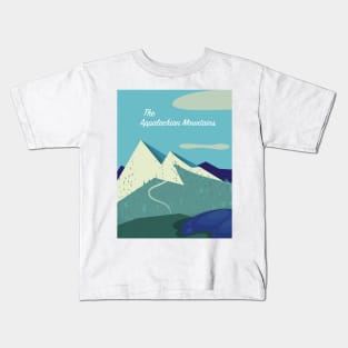 Appalachian Mountains Kids T-Shirt